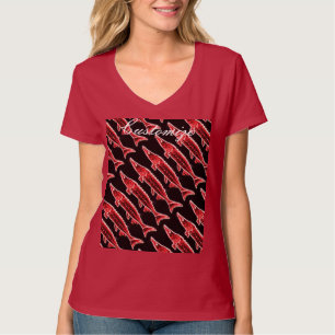 rode stoven in zwart zee Thunder_Cove T-shirt