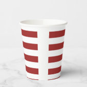 Rode streep document kop papieren bekers (Links)