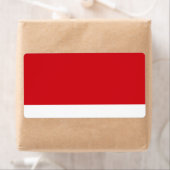 Rode streep etiket (Insitu)