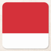 Rode streep kartonnen onderzetters (Voorkant)