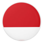 Rode streep keramische knop (Voorkant)
