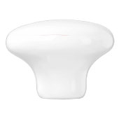 Rode streep keramische knop (Zijkant)