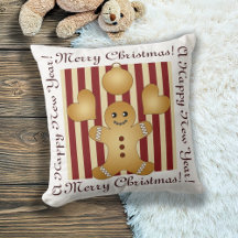 Rode Streep Kerst Koekje Schattige Gemberkoek Man