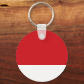 Rode streep sleutelhanger (Voorkant)