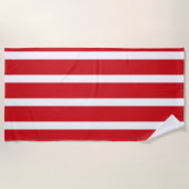 Rode streep strandlaken (Voorkant)