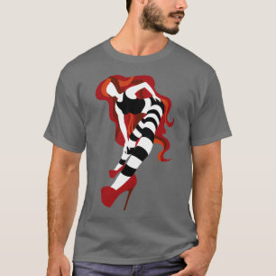 Rode streep t-shirt