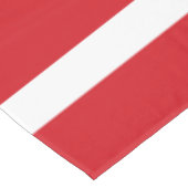 Rode streep tafelkleed (Gekanteld)