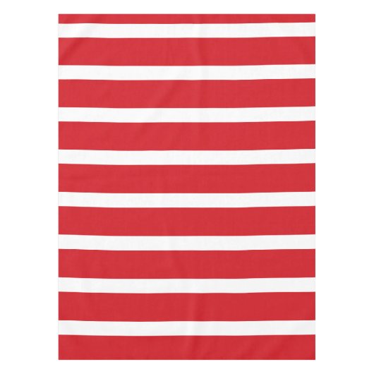 Rode streep tafelkleed (Voorkant)