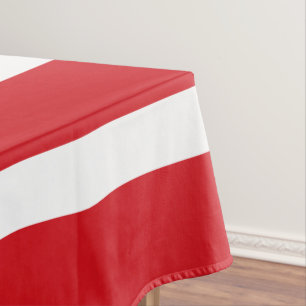 Rode streep tafelkleed