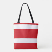 Rode streep tote bag (Achterkant)