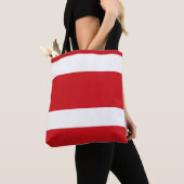 Rode streep tote bag (Dichtbij)