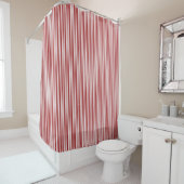 rode strepen 2 douchegordijn (In situ)