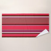 Rode strepen badhanddoek (Badhanddoek)