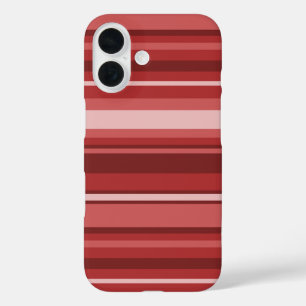Rode strepen iPhone 16 hoesje