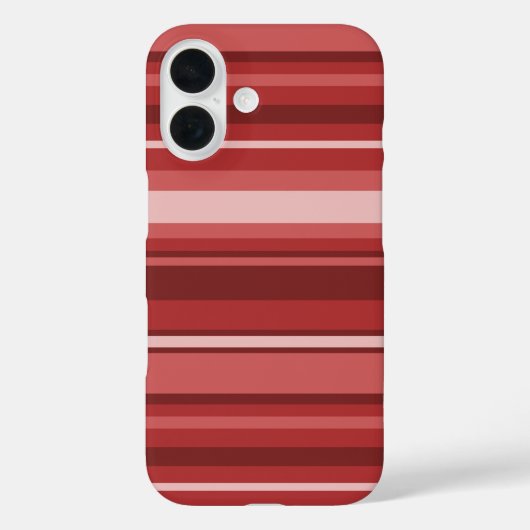 Rode strepen Case-Mate iPhone case (Achterkant)