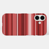 Rode strepen Case-Mate iPhone case (Achterkant (horizontaal))