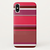 Rode strepen Case-Mate iPhone case (Achterkant)