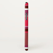 Rode strepen Case-Mate iPhone case (Achterkant / rechts)