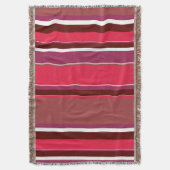 Rode strepen deken (Voorkant Verticaal)