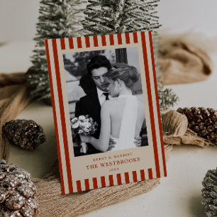 Rode Strepen  Feestdagenkaart