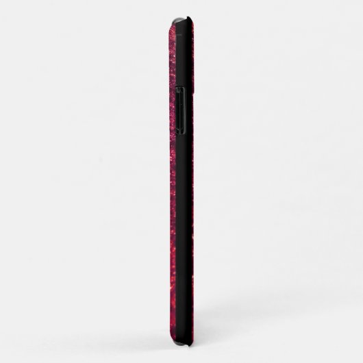 Rode strepen, glitterstrips, strips Case-Mate iPhone case (Achterkant/rechts)