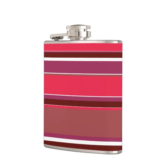 Rode strepen heupfles (Links)