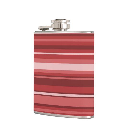 Rode strepen heupfles (Links)