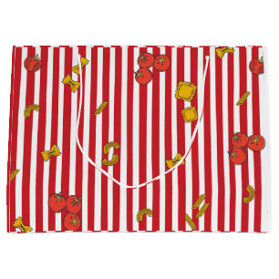 Rode Strepen Italiaanse Pasta Ciao Bambino Baby Sh Groot Cadeauzakje