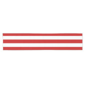 Rode strepen korte tafelloper (Horizontaal)