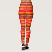 Rode strepen leggings (Achterkant)