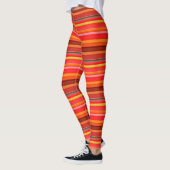 Rode strepen leggings (Links)