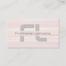 Rode strepen marmer-elegante monogram van het oppe