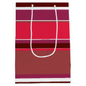 Rode strepen medium cadeauzakje (Achterkant)