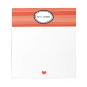 Rode strepen notitieblok (Voorkant)