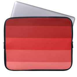 Rode strepen patroon laptop sleeve