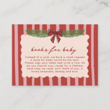 Rode Strepen Prettig Kerst Kerstboekjes voor Baby