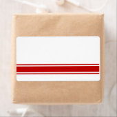 Rode strepen — Productlabels Etiket (Insitu)
