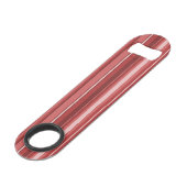 Rode strepen speed flessenopener (Voorkant Gekanteld)