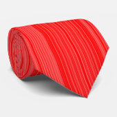 Rode strepen stropdas (Opgerold)