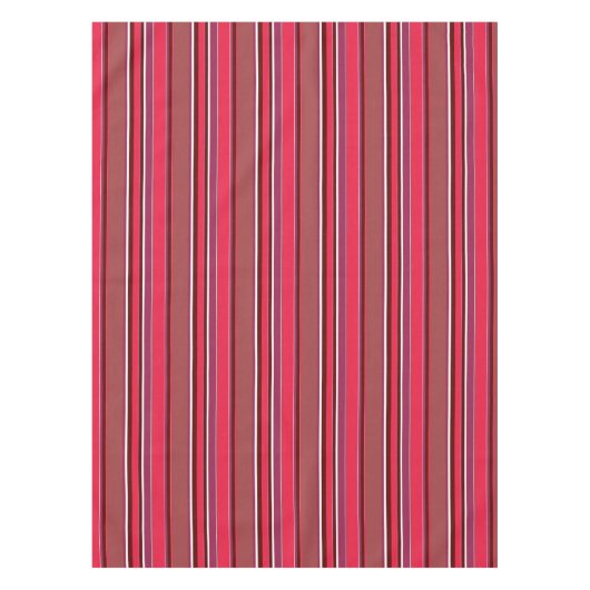 Rode strepen tafelkleed (Voorkant)