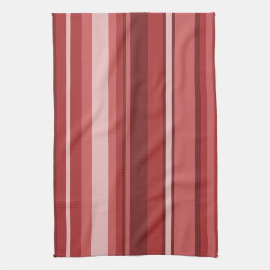 Rode strepen theedoek (Verticaal)