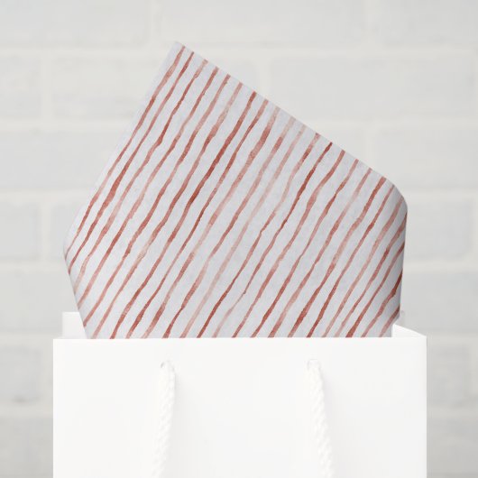 Rode Strepen Verjaardag Tissuepapier (Cadeauzakje)