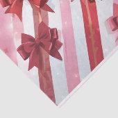 Rode strik 2 tissue papier (Detail)