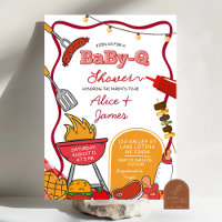Rode strik achtertuin BabyQ baby shower