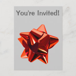Rode Strik, Cadeau, Feestdag Briefkaart