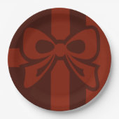 Rode strik - Kerst - Papier Bord (Voorkant)