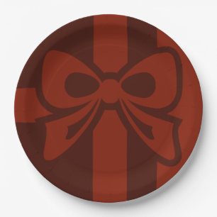 Rode strik - Kerst - Papier Bord