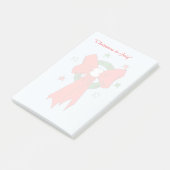 Rode strik - Opmerkingen Post-it® Notes (Schuin)