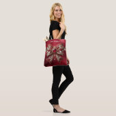 Rode Strik Vakantietas Tote Bag (Op model)