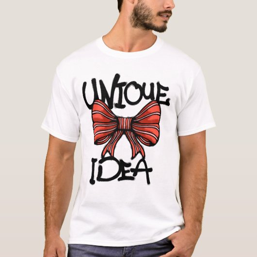 rode strik wear t-shirt (Voorkant)